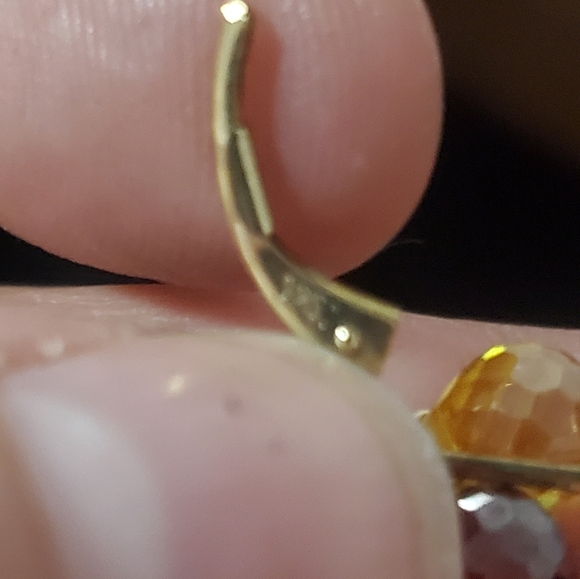 Swarovski Crystals Pendant Earrings - Picture 3 of 4